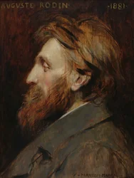 Portræt af Auguste Rodin (1840-1917) 1881